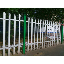 Galvanized Steel Palisade Metal Fence